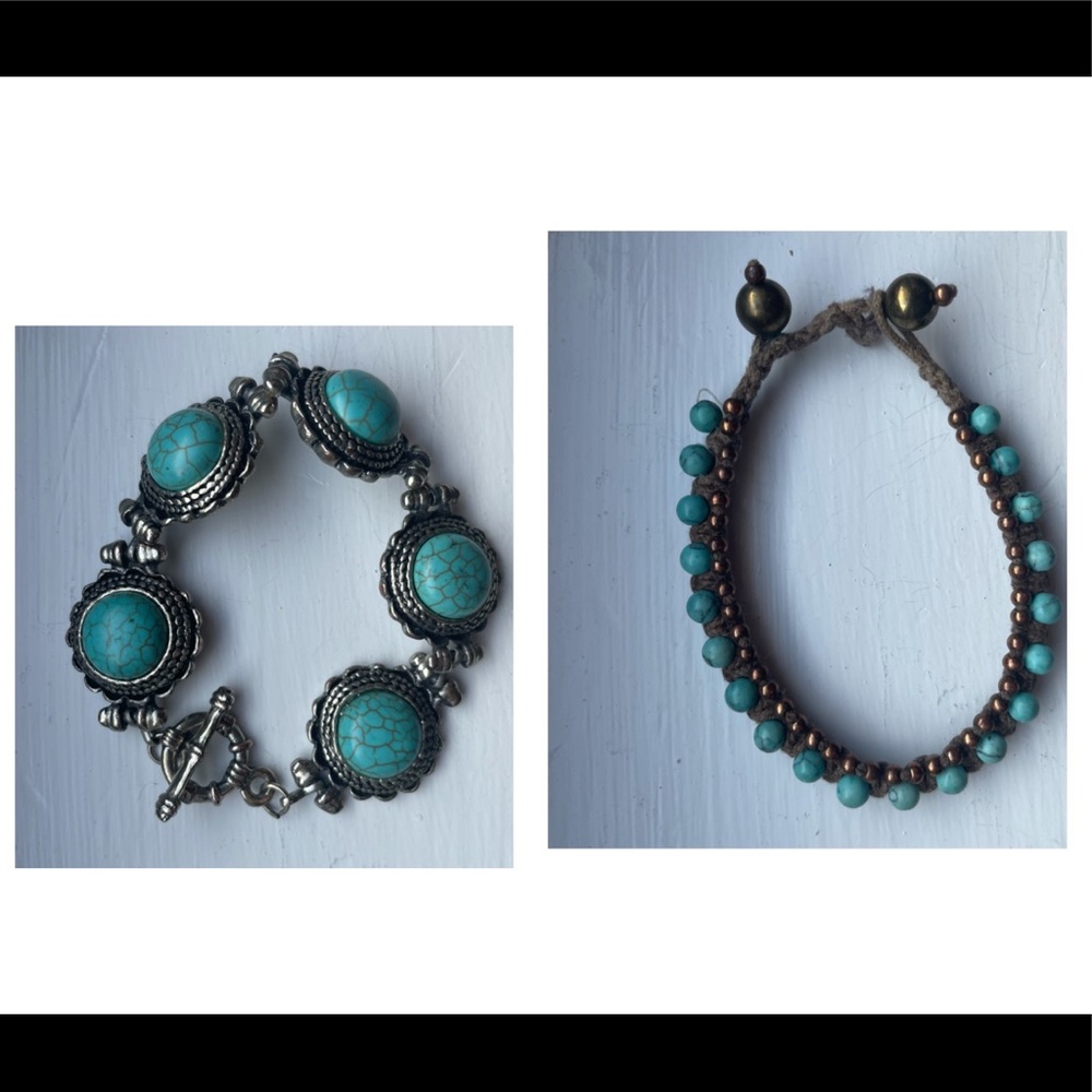 Two Turquoise Bracelets